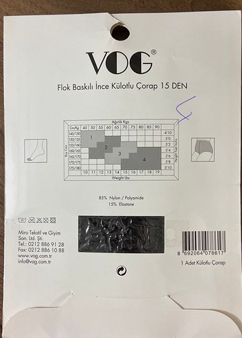 penti gri çorap - Görsel 4