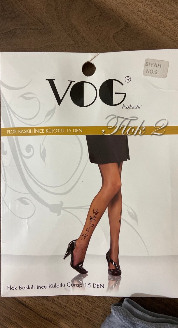 penti gri çorap - Görsel 2