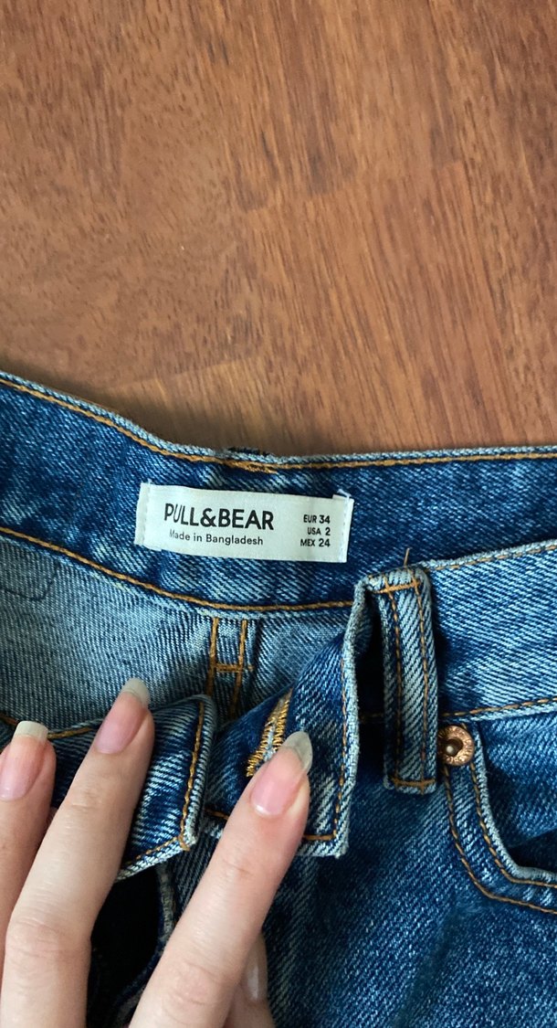 pull and bear kot şort - Görsel 2