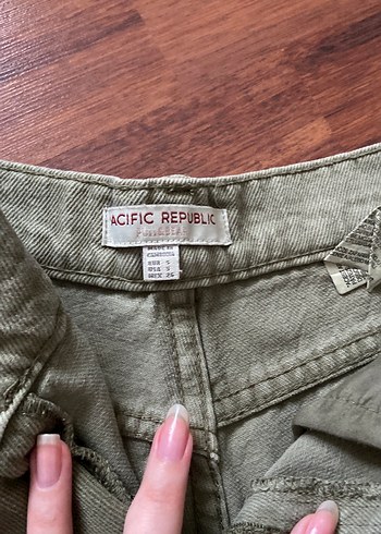 haki pull and bear şort - Görsel 5