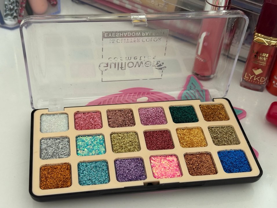 Parlak Çok Renkli Far Paleti - Görsel 2