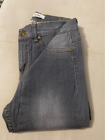 Diğer Gri jean pantolon