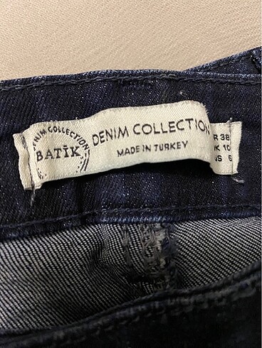Batik Yüksek bel lacivert jean