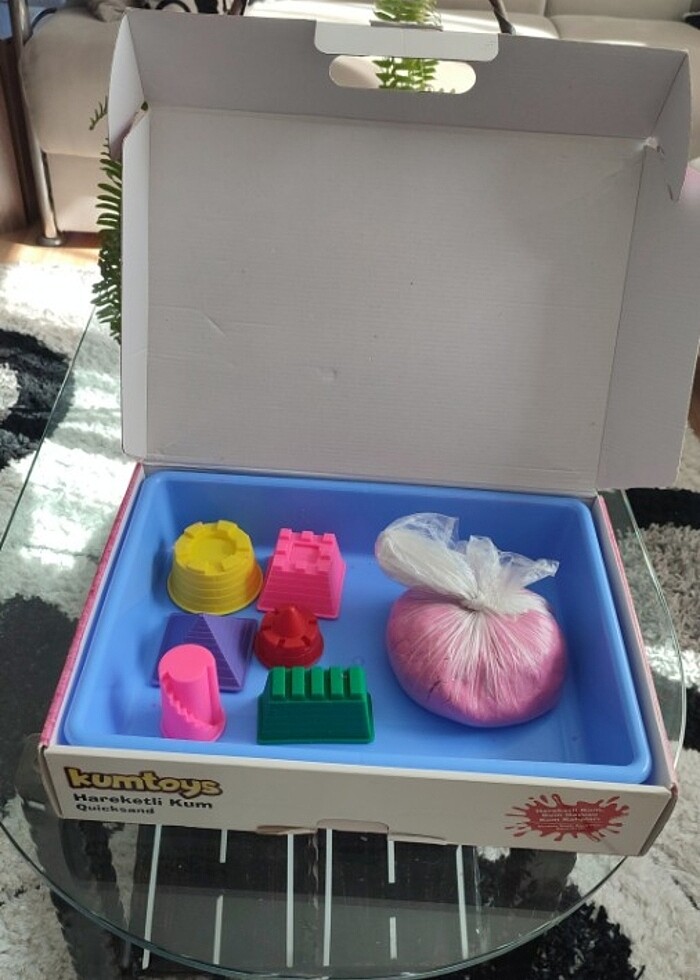 fiyat düştüüüüü.Kumtoys hareketli kinetik  kum - Görsel 3