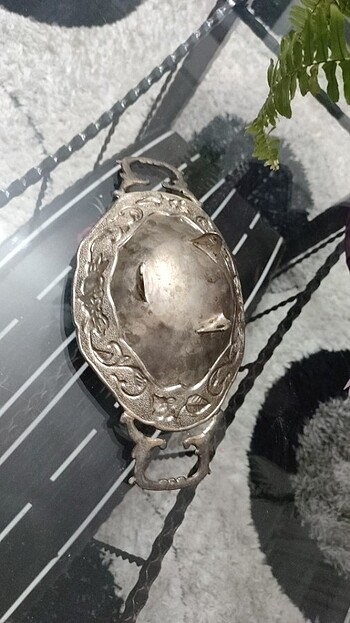 Gümüş işlemeli şekerlik gümüş antika - Görsel 4