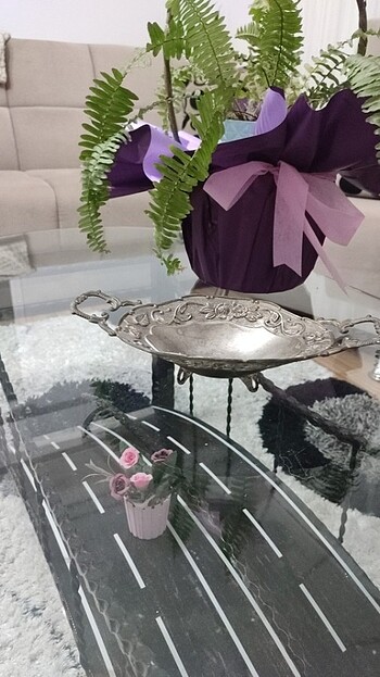 Gümüş işlemeli şekerlik gümüş antika - Görsel 8