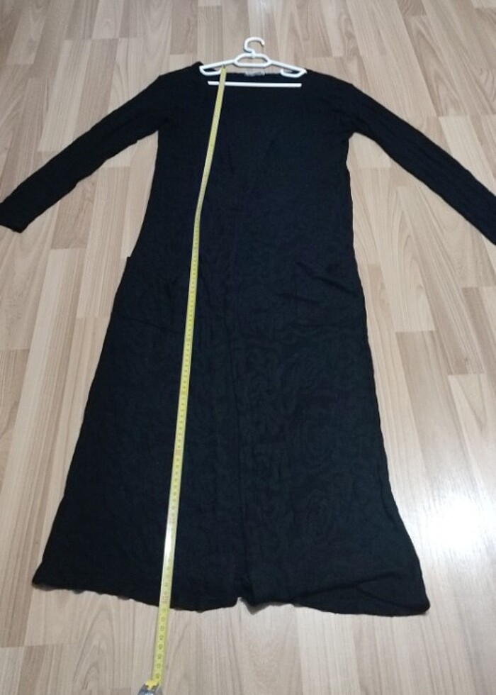  Ful Dantel yumuşacık triko makine örme uzun hırka s, m beden uy - Görsel 3