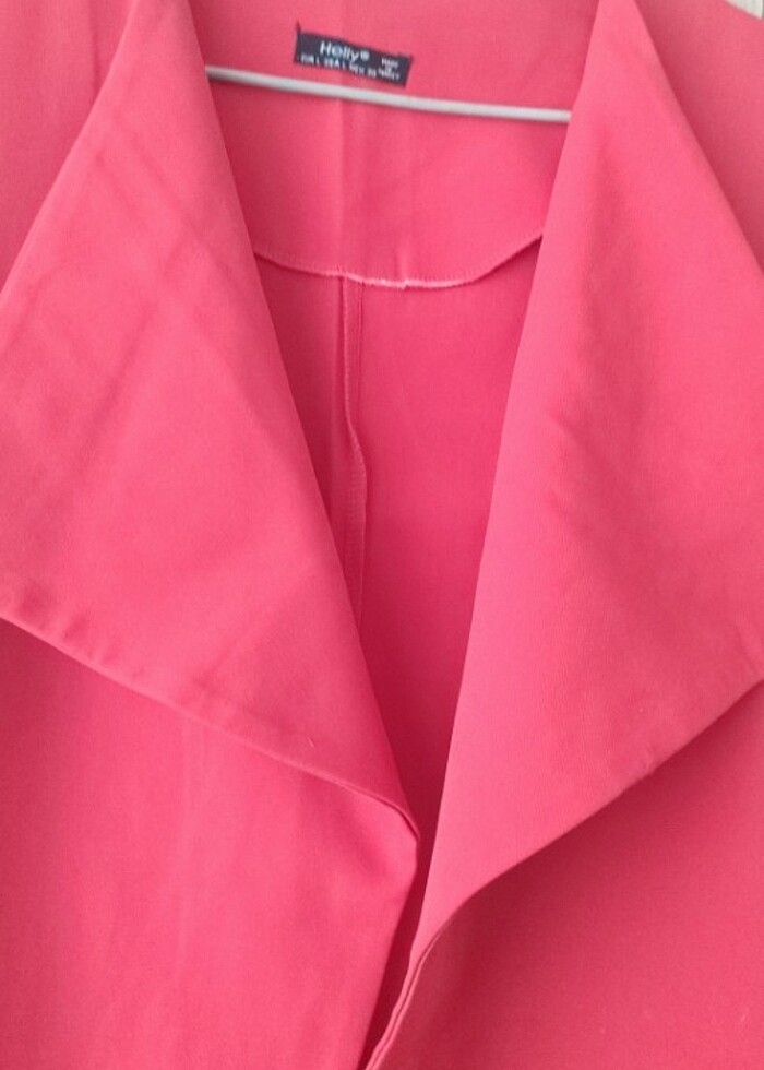 Kırmızı uzun abiye yelek likralı yumuşak saran bi kumaşı var - Görsel 3