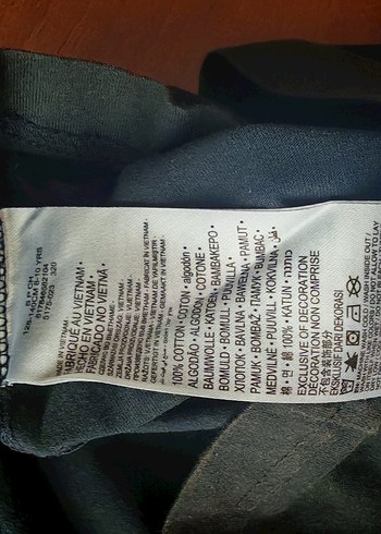 8 Yaş Beden siyah Renk Jordan Baskılı Siyah Erkek Çocuk Tişört