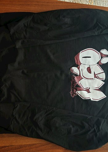 Öğretmenler ve Şeker Mevhibe Ortaokulu Siyah Baskılı Sweatshirt