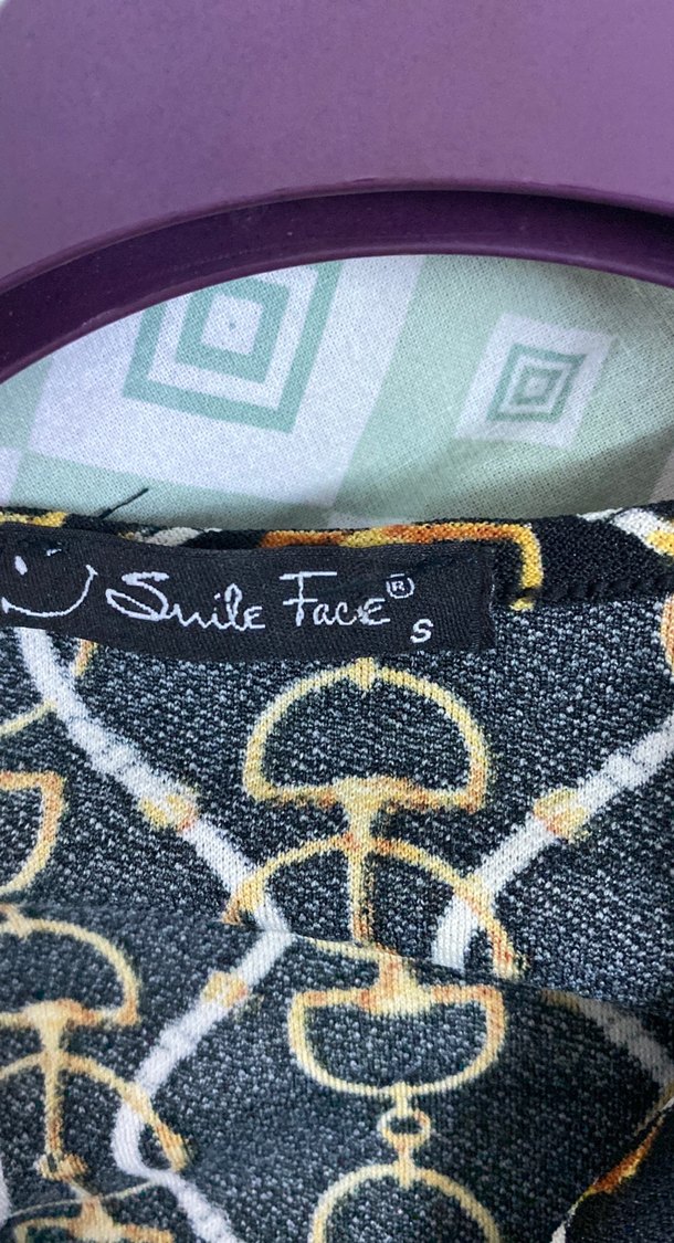 Zincir Detaylı Siyah Midi Elbise - Görsel 4