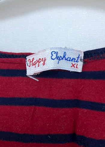 Kırmızı Çizgili Hamile Kolsuz Tişört - Görsel 2