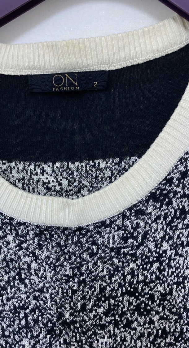 Gri Örgü Uzun Kadın Elbise - Görsel 3