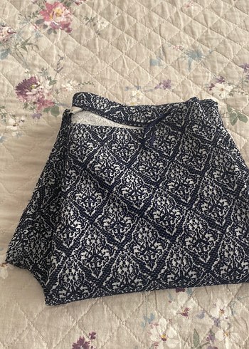 Bohem Desenli Kadın Midi  likralı Kumaş tayt - Görsel 5