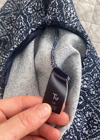 Bohem Desenli Kadın Midi  likralı Kumaş tayt - Görsel 4