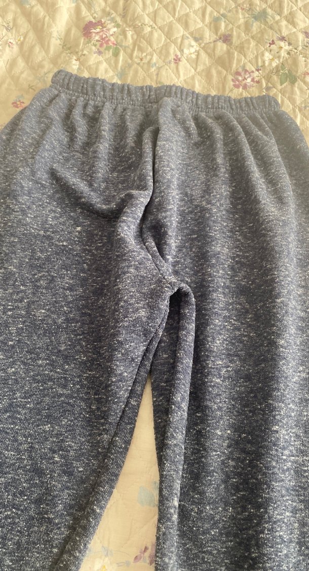 Kadın Siyah Salaş Eşofman Altı lacivert ikili - Görsel 4