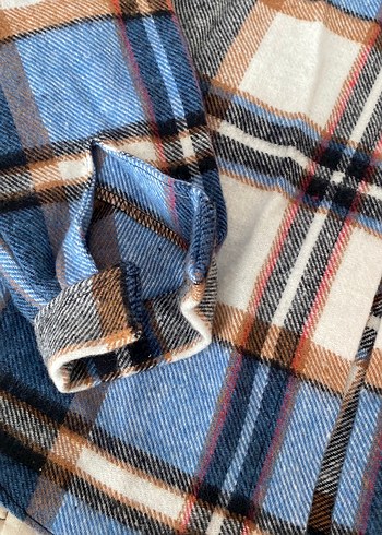 Düğmeli erkek çocuğu 3 4 yaş oduncu Gömlek el dikimi - Görsel 3