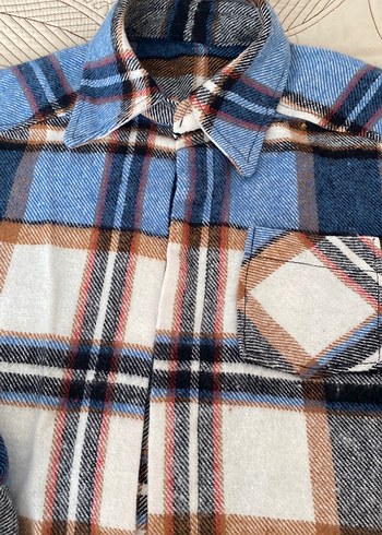 Düğmeli erkek çocuğu 3 4 yaş oduncu Gömlek el dikimi - Görsel 2