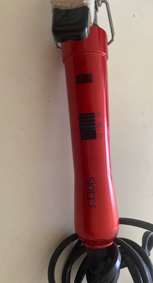 Kırmızı Saç Şekillendirici Maşa sinbo marka. - Görsel 2