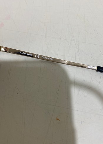 Klasik Siyah Kadın Güneş Gözlüğü osse marka  metal kulp orjinal - Görsel 6