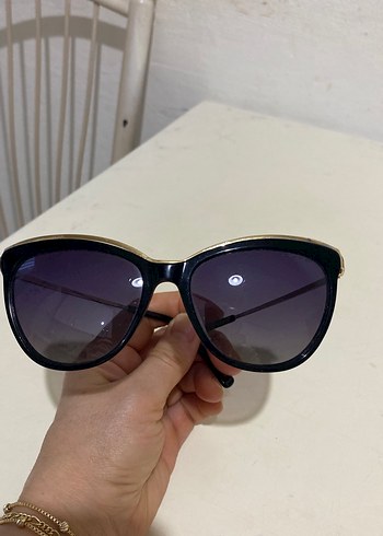 Klasik Siyah Kadın Güneş Gözlüğü osse marka  metal kulp orjinal - Görsel 4