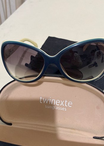 Yeşil  Minimalist Kadın Güneş Gözlüğü twinexte marka - Görsel 6