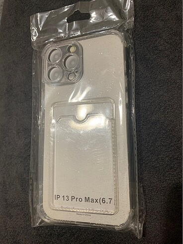 Iphone 13 pro max şeffaf simli telefon kabı kaliteli