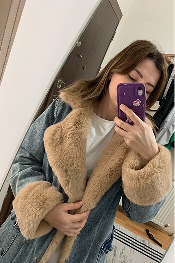 Kot mont içi Peluş kürk görünümlü