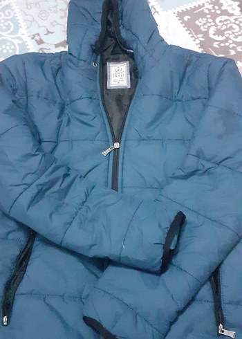 Lacivert çocuk mont - Görsel 2