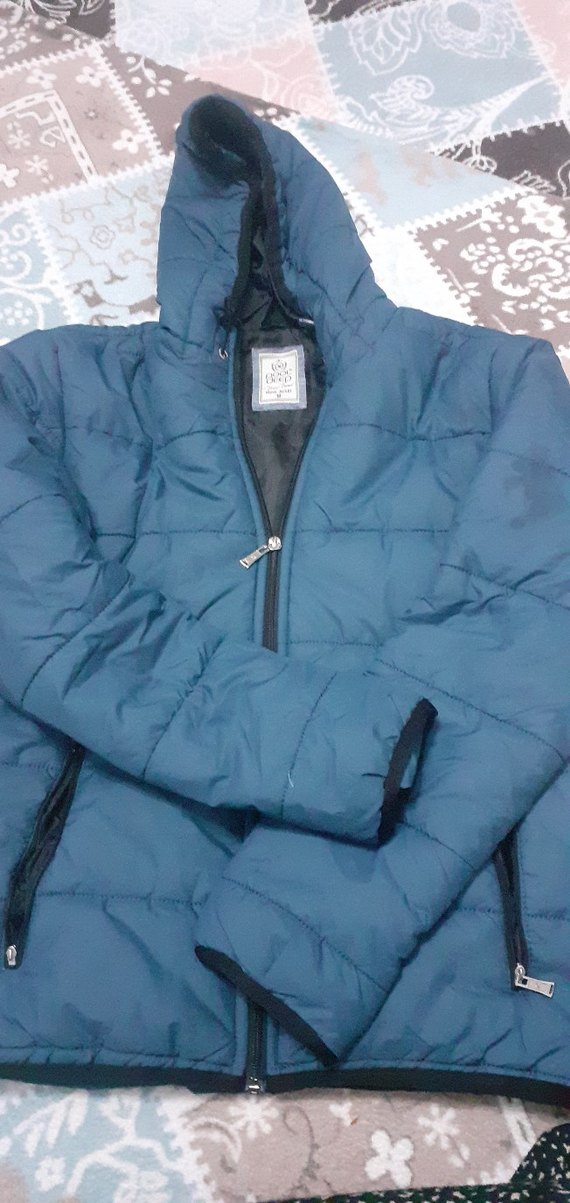 Lacivert çocuk mont - Görsel 2