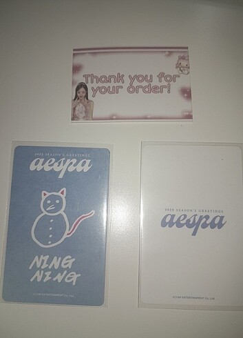 İNDİRİMLİ!! Aespa NingNing 2023 Season's Greetings Pc - Görsel 2