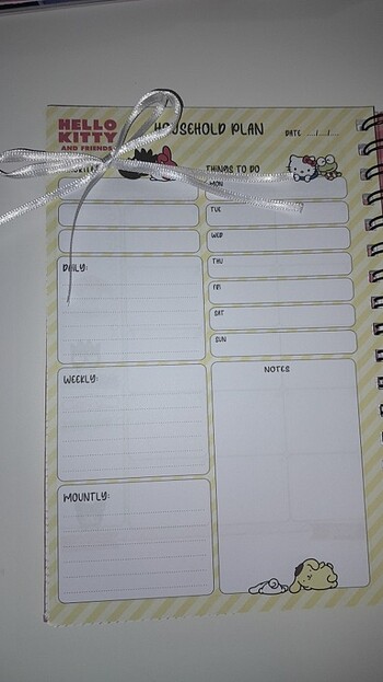 İNDİRİMLİ SIFIR Hello Kittyli Ajanda - Görsel 5