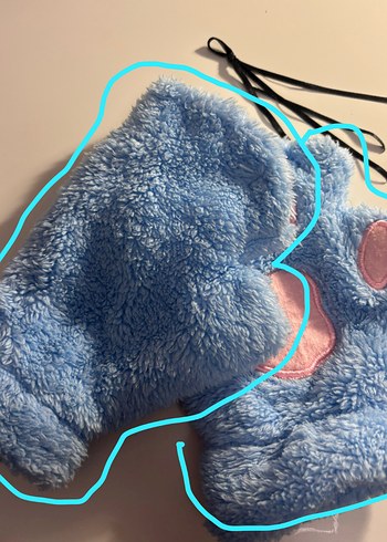 Pastel Mavi Kedi Pençe Eldivenleri - Görsel 2