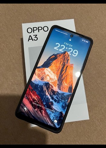 OPPO A3 Android Telefon, Koyu Camel Renk