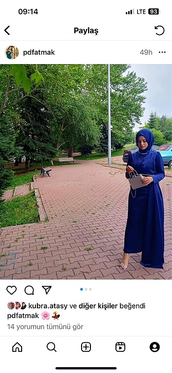 Tesettür abiye elbise