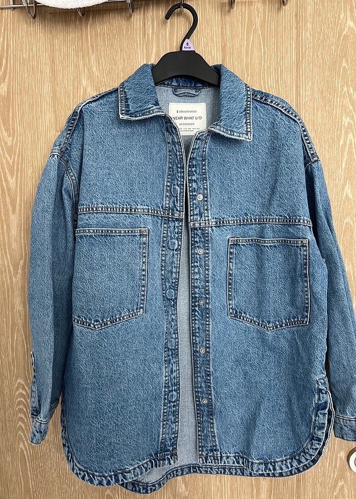 Stradivarius kot gömlek - Görsel 2