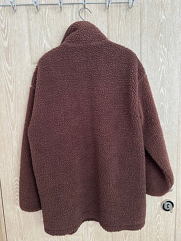 Bershka tüylü ceket - Görsel 5