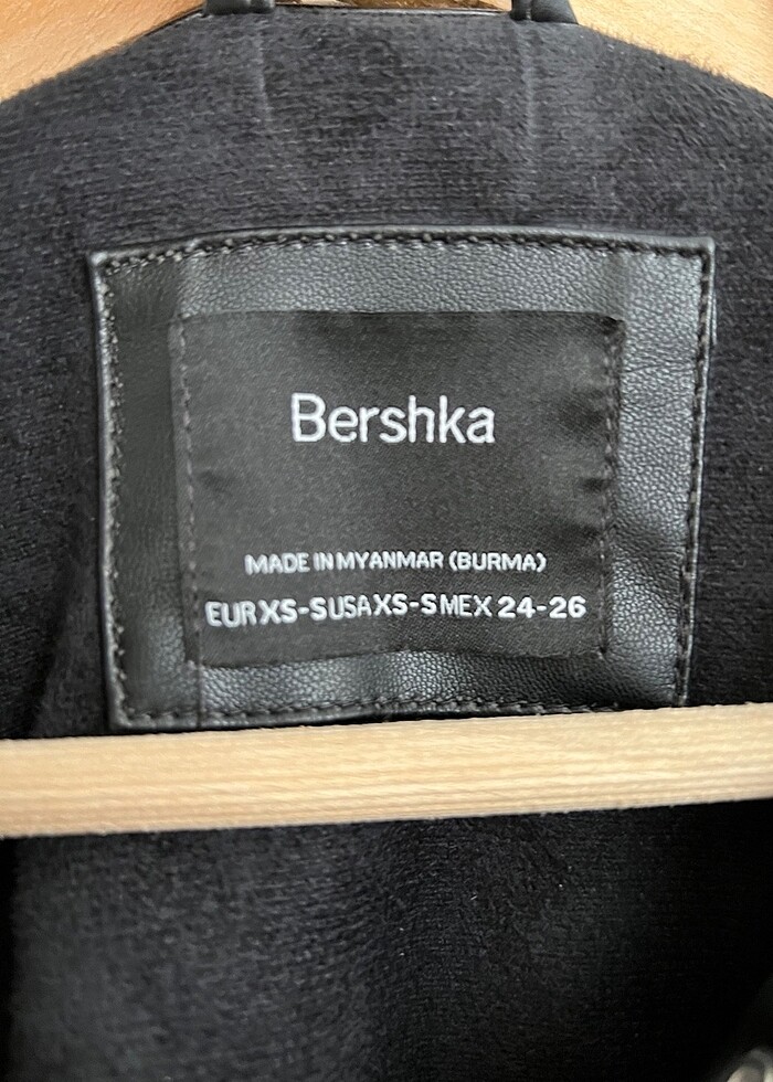 Bershka deri gömlek - Görsel 3