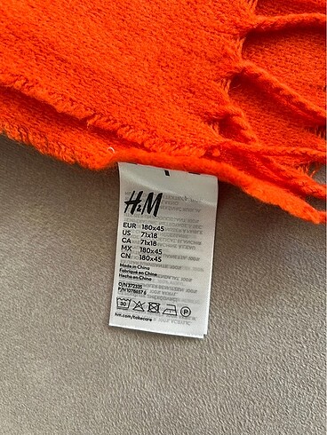 H&M H&M turuncu atkı