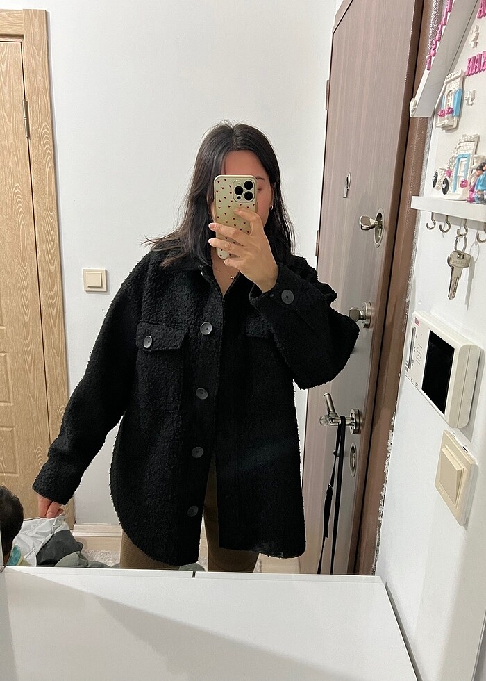 Zara oversize buklet ceket - Görsel 5