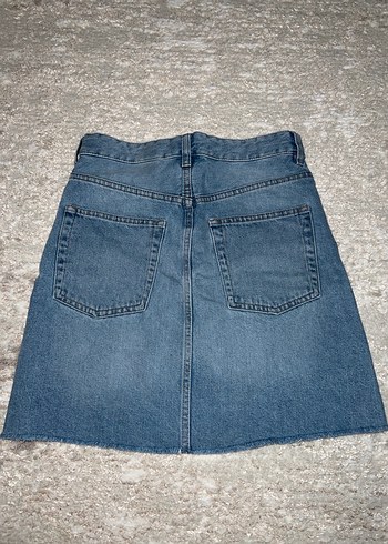 Denim mini etek - Görsel 5