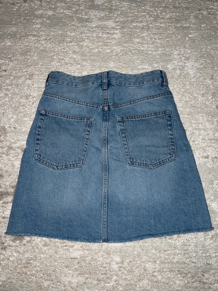 Denim mini etek - Görsel 5