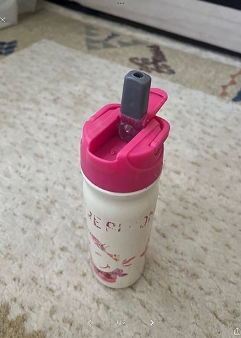 Pembe Çocuk Termos Matara - Görsel 2