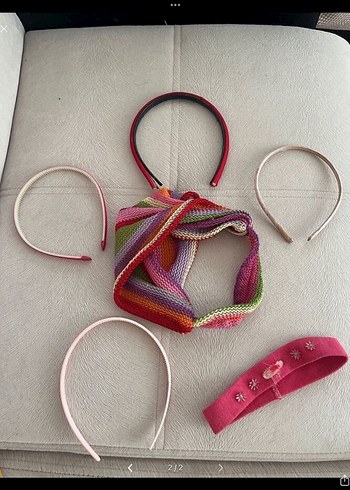 Renkli Nakışlı Elastik Çocuk Saç Aksesuarları - Görsel 2