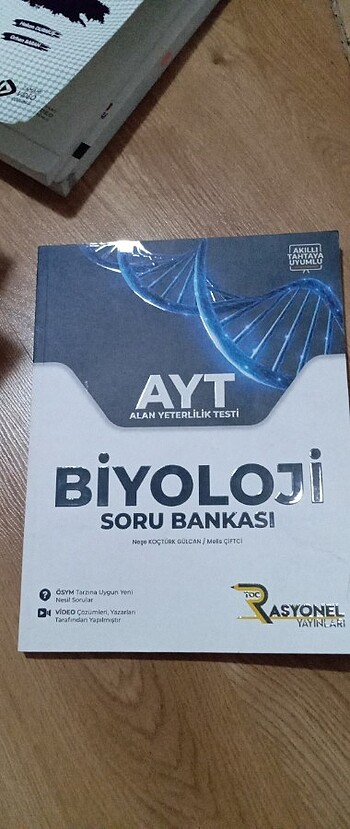 RASYONEL YAYINLARI AYT BİYOLOJİ SORU BANKASI 