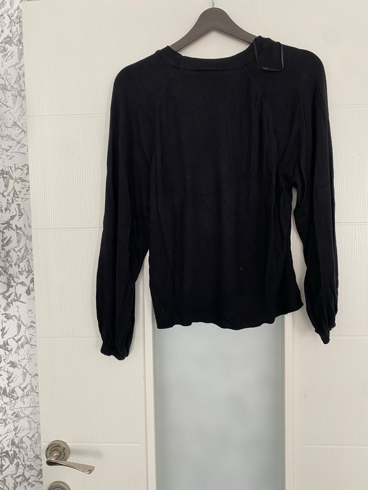 Siyah Kadın Uzun Kollu Bluz - Görsel 5