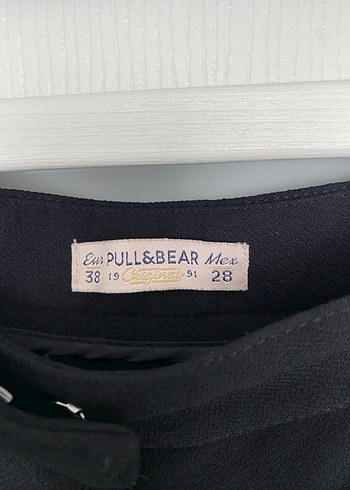 Siyah Kadın Kumaş Pantolon Midi Boy - Görsel 3