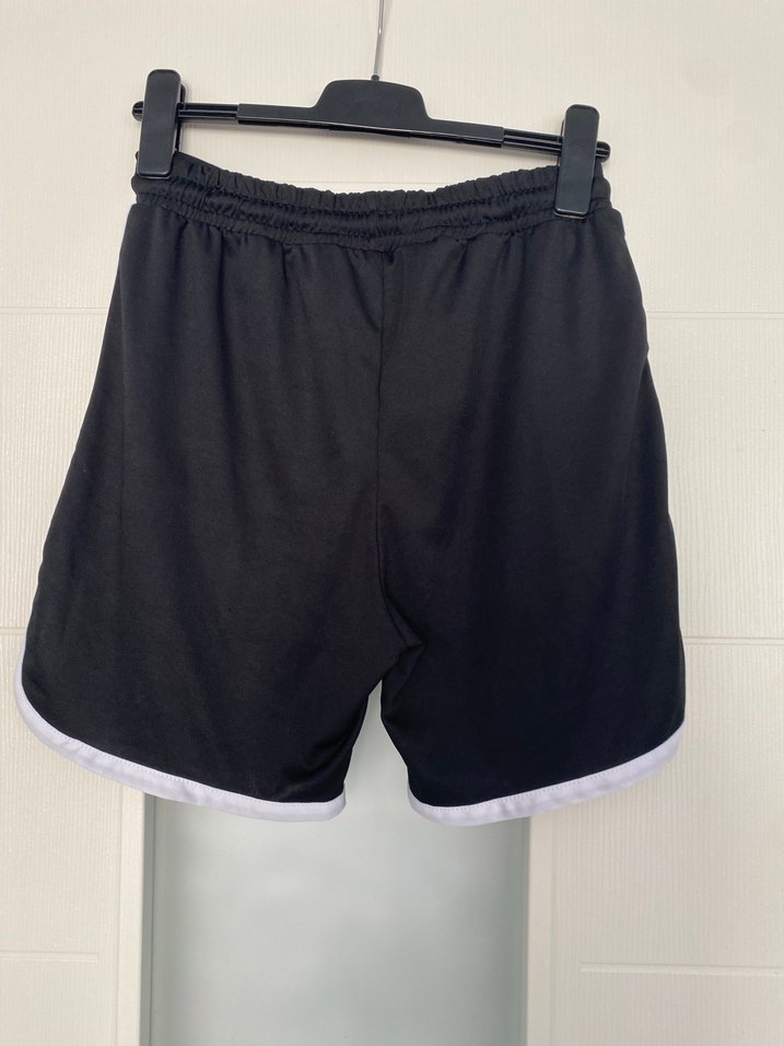 Gri Belden Bağlamalı Rahat Erkek Şort - Görsel 3