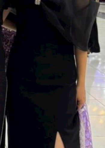 balık model siyah abiye - Görsel 2