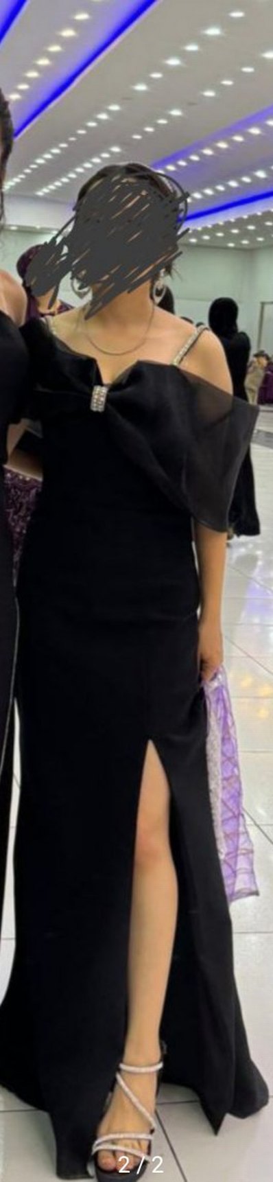 balık model siyah abiye - Görsel 2